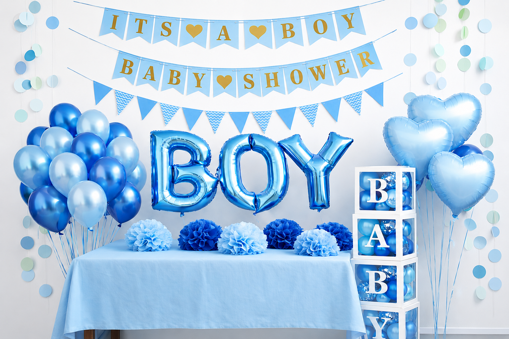 It’s a Boy + BABY letter blokken partybox