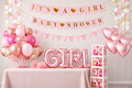 It’s a Girl + BABY letter blokken partybox