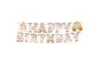 Happy Birthday slinger met prinsessenthema