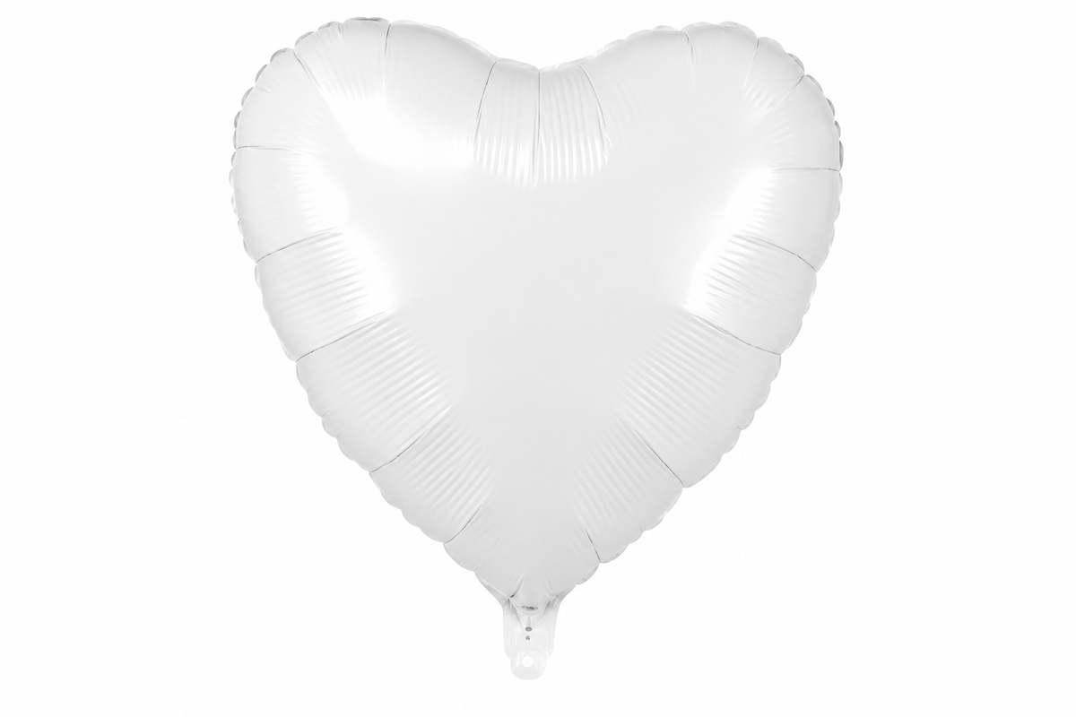folieballon.png	Witte hartvormige folieballon zonder opdruk tegen een witte achtergrond.